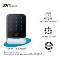 Contrôle des prix de gros Acceso RS485/OSDP sortie QR + RFID lecteur de contrôle d'accès avec lecteur de clavier PIN RFID
