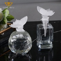 SAINT-VIEW Cristal Madkhan Brûleur Mubkhar Bakhoor Censer Tray Set Liuli Decor