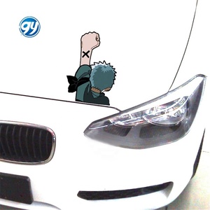 Un pezzo Anime scimmia D Luffy auto adesivo gratta e vinci Roronoa Zoro Sanji adesivo decorativo giocattolo per bambini regalo di compleanno - Product Image 4