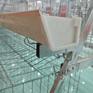 Gabbia per Polli a Batteria Tipo A a 3/4 Piani, Capacità 96/128, in Filo d'Acciaio Zincato a Caldo, per Allevamento di Galline Ovaiole - Product Image 3