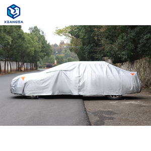 Xiangta ผ้าคลุมรถยนต์แบบเต็มรูปแบบ, ผ้าคลุมรถกันฝุ่นและป้องกันรังสียูวีวัสดุ PEVA ยืดนุ่มซักได้ทุกสภาพอากาศผ้าคลุมรถกลางแจ้ง - Product Image 2