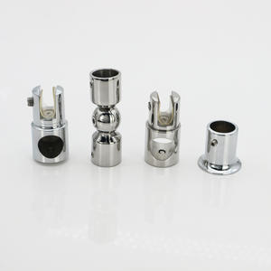 19mm 25mm Bathroom Hardware Stainless Steel <strong>Glass</strong> <strong>Connector</strong> Pipe Fittings Tube <strong>Connector</strong> - Product Image 5