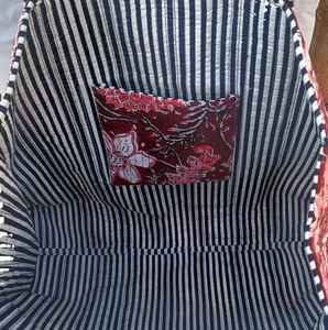 Bolso tote de algodón acolchado estilo boho hecho a mano, con estampado a mano, para compras, viajes, bolso de hombro para mujer - Product Image 5