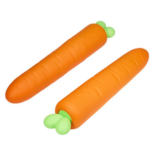 Vibrador telescópico con forma de zanahoria Love Magic, 2 velocidades, automático, para estimulación femenina adulta - Product Image 1