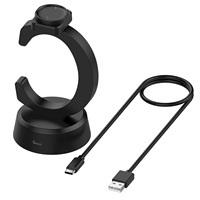 Yida 15W Puissance de sortie Chargeur de base en forme de C Support de charge rapide 3-en-1 pour écouteurs Huami Amazfit Active2 Yuewo Bip6 Flexible