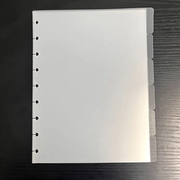Carpeta Archivadora con Separadores de Plástico PP Esmerilado, con Logotipo Personalizado, 4x6, 5x7, 6x8, con Pestaña Superior