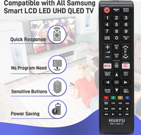HUAYU RM-L1088 V5 BN59-01315J de remplacement télécommande infrarouge universelle pour téléviseurs Samsung