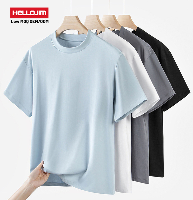 2025 Pima Cotton Tshirt Luxury Tshirt Custom Blank supima Oversize Tshirt Pima Cotton T-shirt Premium