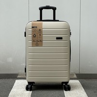 Valise à roulettes minimaliste, écologique, en néoprène, coque rigide, sac de voyage, valise cabine mate, serrure TSA
