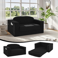 Sofá Cama Extensible de Tela, Estilo Contemporáneo para Sala de Estar, Sofá Reversible Inflable para Hotel o Apartamento