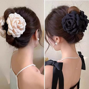 Horquilla con diseño de rosa, estilo sencillo y elegante, popular, exquisita, accesorio para el cabello de mujer, venta al por mayor. - Product Image 1