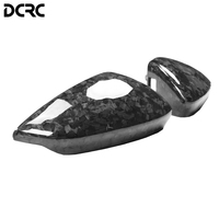 Coque de rétroviseur en fibre de carbone véritable forgée pour Audi A3 S3 RS3 8Y, remplacement de la coque de rétroviseur en carbone véritable