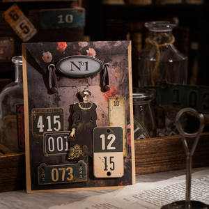 25 autocollants pour cartes rigides par paquet Codage Archive Series Vintage Labels Handbook Decorative Material 6 - Product Image 3