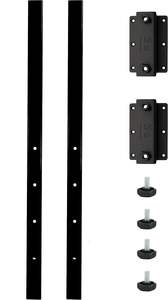 Extension de table en acier inoxydable durable personnalisée Intégration transparente Tables en bois et métal existantes Accessoire de meuble fabriqué en Chine - Product Image 2