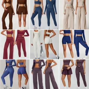 <span class=keywords><strong>Ensemble</strong></span> de yoga WOJIEER 2 pièces, soutien-gorge de sport personnalisé, pantalon de yoga serré, <span class=keywords><strong>ensemble</strong></span> de vêtements de sport, ensembles de vêtements de sport de grande taille, vêtements de sport pour femmes, vêtements de yoga - Product Image 3