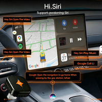 Dongle sans fil 4-en-1 CarPlay Android Auto, Plug & Play, stable, se connecte via CarPlay/Android Auto/Android Mirror/Apple Mirror