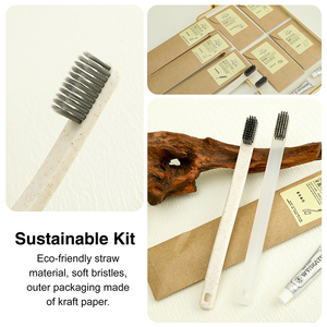 Pochette d'enveloppe personnalisée, ensemble d'articles <span class=keywords><strong>de</strong></span> toilette écologiques <span class=keywords><strong>pour</strong></span> hôtel, brosse à dents, <span class=keywords><strong>savon</strong></span>, <span class=keywords><strong>lessive</strong></span> en poudre <span class=keywords><strong>pour</strong></span> les voyages - Product Image 2