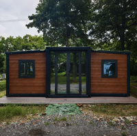 Maison conteneur mobile préfabriquée extensible de 20 pieds avec salle de bain, mini-maison, hôtel, bureau, bâtiment