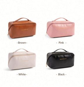 Trousse de Maquillage de Voyage Broderie Logo Grande Capacité Femme Polyester Organisateur Cosmétique Fermeture Éclair Étanche Intérieur Zippé - Product Image 5