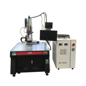 Soldador automático a laser 1500w 2000w, máquina de soldagem a laser do polímero de lítio para a bolsa