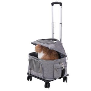 Wholesale Detachable Foldable Breathable Travel Portable Cat <b>Carrier</b> <b>Bag</b> Pet <b>Dog</b> Stroller - Product Image 1