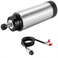 Moteur de broche CNC 110V 1,5KW refroidi par air 65mm 4 roulements 24000RPM 400HZ pour machine de fraisage CNC
