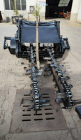 Máquina Excavadora de Zanjas JSR con Suspensión para Tractor, Cadena Simple/Doble, Motor de 35-260 HP, Profundidad de 210 cm, Ancho de 1500 mm, Longitud de 2000 m