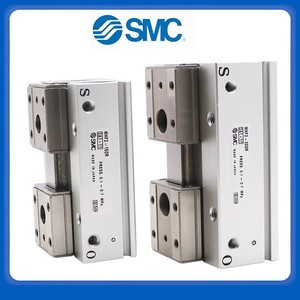 Pinza Neumática Delgada SMC con Mesa Deslizante de Guía Paralela MHF2 20D, Cuerpo de Aluminio, Cilindro de Pistón, Hecho en Japón - Product Image 3