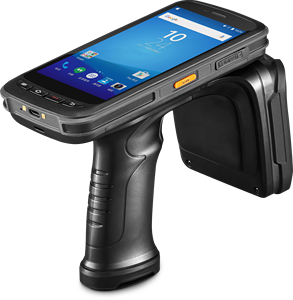 Lector de etiquetas <span class=keywords><strong>RFID</strong></span> UHF Android 11, portátil, de largo alcance, para lector <span class=keywords><strong>RFID</strong></span> portátil Chainway, con frecuencia de Material ABS - Product Image 1