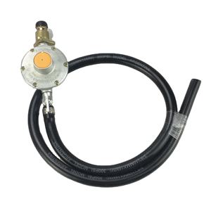 Manguera de gas de PVC de alta calidad en 1 metro con regulador de gas y 2 abrazaderas para cocina casera y uso de barbacoa para el mercado de Bolivia - Product Image 1