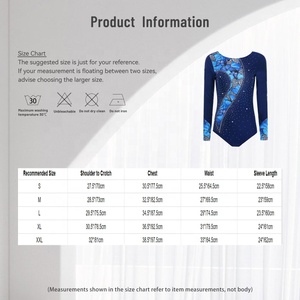 Traje de Gimnasia, Ballet y Danza para Mujer, Leotardo, Mono, Ropa de Danza, Entrenamiento, Competencias de Ballet, Disfraces para Espectáculos de Danza - Product Image 6