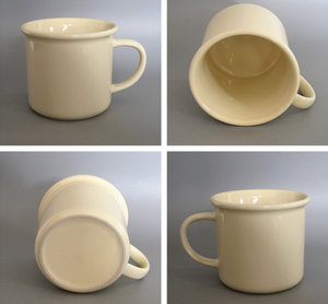 Taza de Cerámica Vintage con Borde Enrollado, Estilo Esmaltado, para Café o Té, Impresión de Logotipo Personalizado, Venta al por Mayor para Supermercados y Minoristas - Product Image 4