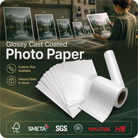 Papier photo brillant A4, papier photo jet d'encre imprimable, vente en gros OEM, format personnalisé, papier photo Epson D700 prêt à l'emploi