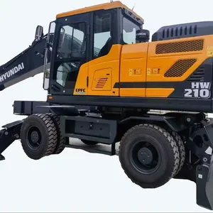 2024 năm mới nhất Thương hiệu Mới thiết bị xây dựng máy xúc hw210 21 tấn bánh xe Hyundai máy xúc để bán chất lượng tốt