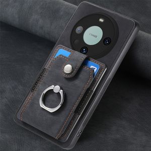 เคสโทรศัพท์แบบมีที่วางแหวนพร้อมช่องใส่การ์ดสำหรับ Huawei Mate 60/60 <span class=keywords><strong>Pro</strong></span>/Pura 70/P60/Nova 12 <span class=keywords><strong>Pro</strong></span> 5G - Product Image 3
