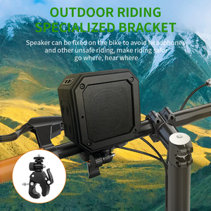 CYBORIS-Altavoz para montar en bicicleta con soporte para bicicleta, 15W, sonido estéreo fuerte, IPX7, carrito de golf portátil, altavoces de dientes azules, para ciclismo al aire libre - Product Image 5