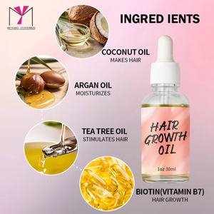 Aceite para el Crecimiento del Cabello MUYANG CUSTOMIZE 30ml, Fórmula Orgánica para el Recrecimiento y Engrosamiento del Cabello - Product Image 3