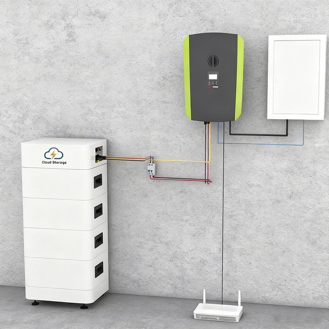 Customized Household Energy Storage System IP65 Home Appliances T10 T20 10kWh 20kWh Solar System High-Voltage Stackable Battery