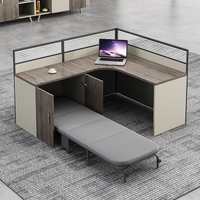 Bureau Bureau Bureau Personnel Bureau Simple Moderne Écran Station Casier Partition Employé Bureau D'ordinateur
