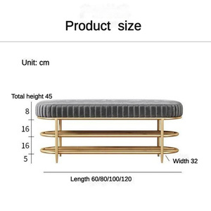 Mobilier de maison <span class=keywords><strong>banc</strong></span> à <span class=keywords><strong>chaussures</strong></span> confortable avec étagère prix de gros personnalisé gris clair entrée luxe <span class=keywords><strong>banc</strong></span> à <span class=keywords><strong>chaussures</strong></span> pour changer les <span class=keywords><strong>chaussures</strong></span> - Product Image 6
