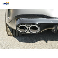 GUGO Kit de mise à niveau des embouts d'échappement de diffuseur arrière de haute qualité pour Mercedes-Benz Classe CLA 2019-on résistant aux UV 2 ans