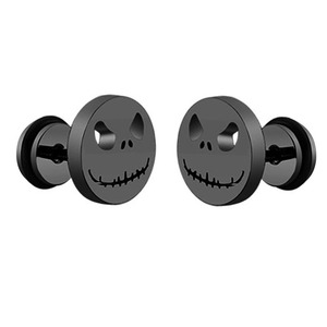 Wholesale Stainless Steel Ear <strong>Stud</strong> Chain Ear Clip Dangle Piercing Jewelry Punk Cross Black <strong>Earrings</strong> for <strong>Men</strong> Women - Product Image 3