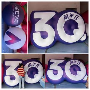 Индивидуальные гигантские надувные буквы воздушный шар для подвешивания большие надувные буквы алфавит для рекламного мероприятия - Product Image 6