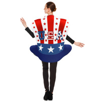Costumes du Jour de l'Indépendance Américaine, vêtements en mousse, déguisements d'Halloween pour adultes, vente en gros d'usine.