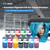 Tinta Pigmen Isi Ulang PFI 2700 3700 1000ml untuk Canon Image PROGRAF GP-2600 GP-4600S GP-6600S