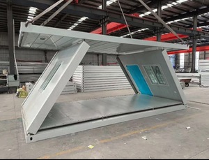 Newly Designed Easy-shipping and Easy- Installment 20ft <b>Z</b>-type Flat Pack Folding Shipping Container House Hotels Coffee <b>Bar</b> - Product Image 2