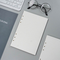 Großhandel A5 6-Ring Loseblatt Notizbuch Nachfüllpapier 45 Blatt Punktraster Planer-Einlagen 100g/m²