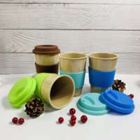 Gobelet biodégradable réutilisable en coque de riz biologique Kaixin pour les fêtes, en stock, produit en Chine