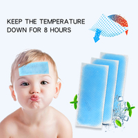 Le patch de gel de refroidissement chinois réduit la fièvre pour le patch de refroidissement hydrogel bébé et adulte