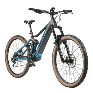 Nueva Bicicleta Eléctrica de Montaña con Motor Central, Batería Trasera de 24V 9.5AH, 250W, 12 Velocidades, Cuadro de Aluminio, Suspensión Completa - Product Image 1